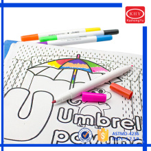 Creative customized logo 8 colors win tip permanent fabric markers